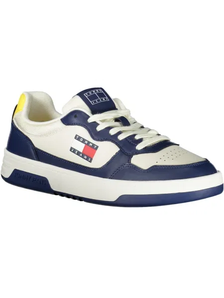Usnjene superge Tommy Jeans modra