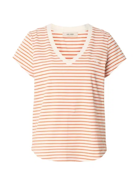 MOS MOSH Tricou MMKala maro deschis alb