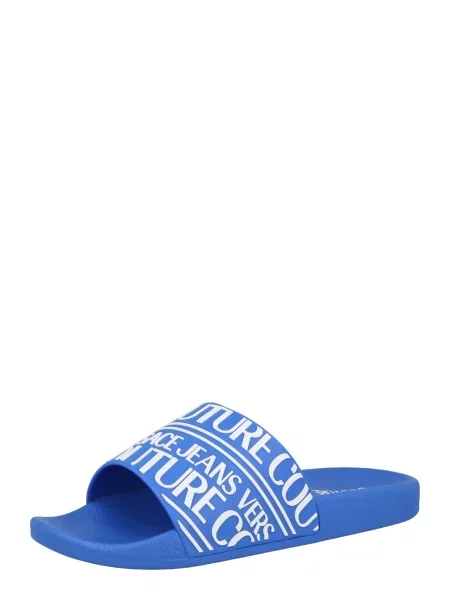 Versace Jeans Couture Saboți FONDO SLIDE DIS. albastru alb