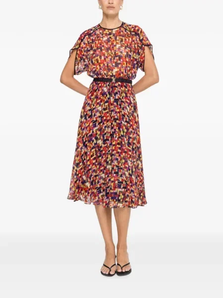 Rochie midi Nissa roșu