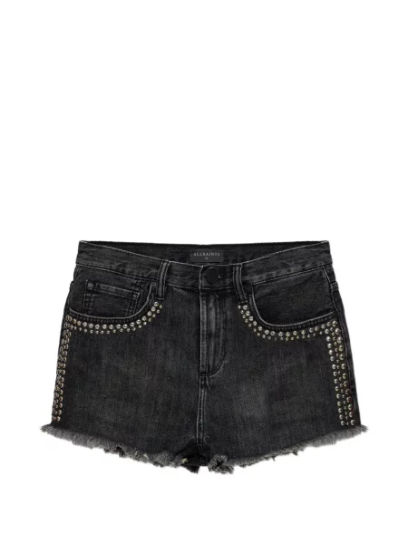 Pantaloni scurți Allsaints negru