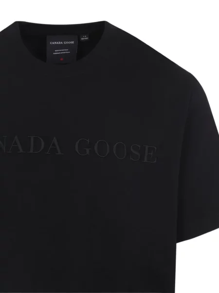 Tricou Canada Goose cu broderie negru