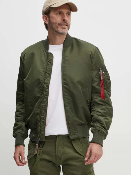 Átmeneti dzseki Alpha Industries zöld