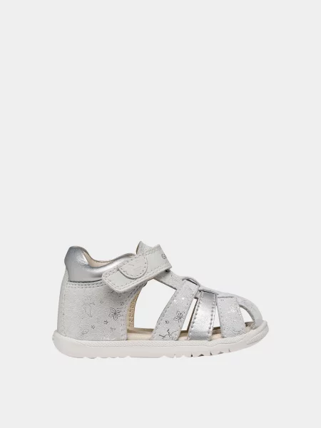 Дитячі Сандалії Geox SANDAL MACCHIA замша/поліуретан білий