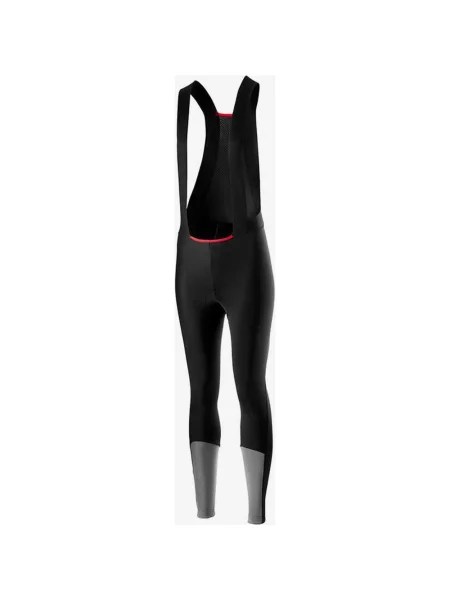 Spodenki na szelkach Castelli Nano Flex Pro 2 Rosso Corsa S czarne