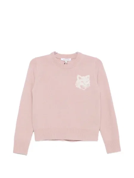 Pulover Maison Kitsune roz