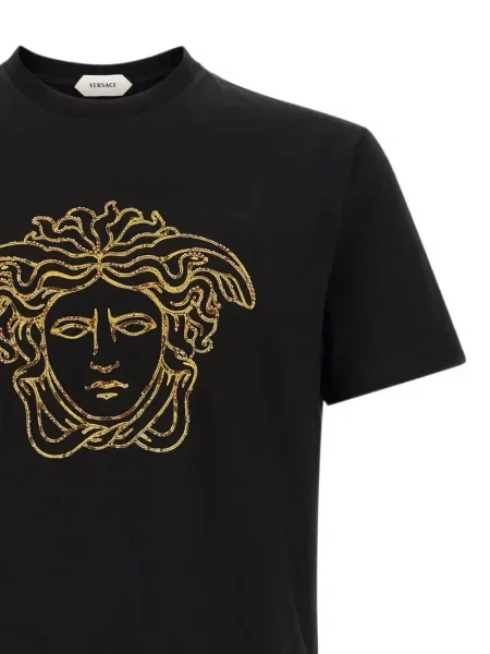 Tricou Versace cu broderie negru
