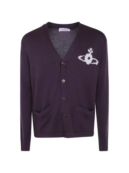 Cardigan Vivienne Westwood tricotate roșu