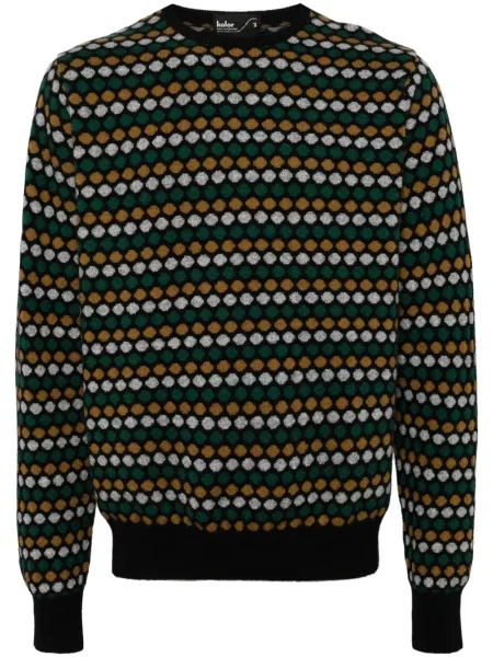 Pulover Kolor cu buline negru