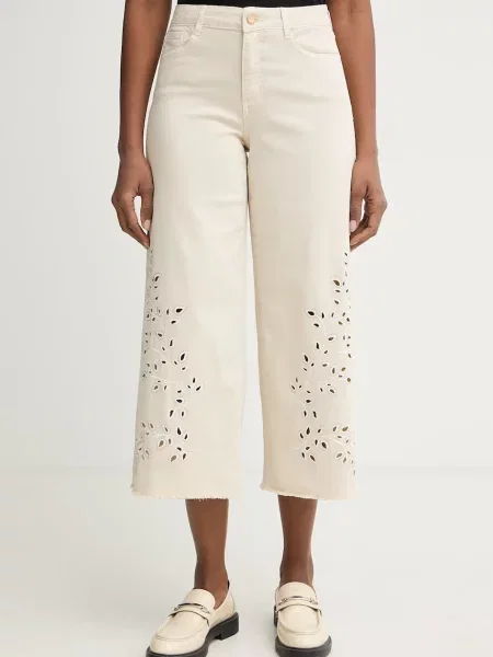 Joseph Ribkoff blugi wide leg pentru femei bej