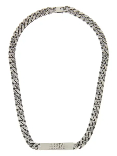Colier Mm6 Maison Margiela argintiu