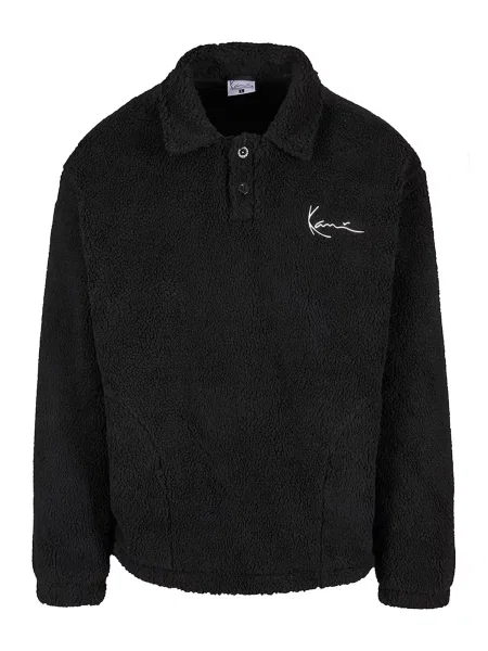 Karl Kani Geacă de primăvară-toamnă Metal Signature Teddy' negru