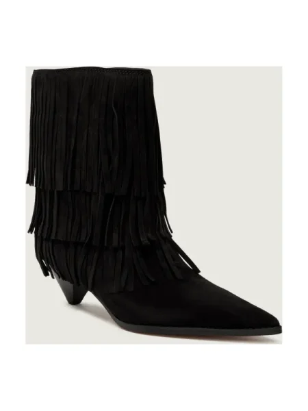 Michael Kors Cizme cowboy JAYLA | piele întoarsă negru