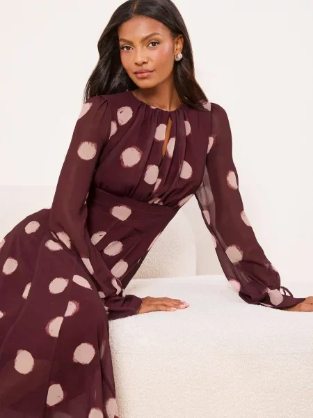Lipsy Rochie roz / burgundy roșu