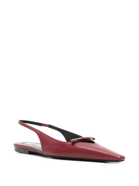 Pantofi cu toc Victoria Beckham slingback roșu