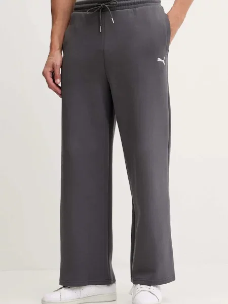 Спортивні штани Puma однотонні сірий