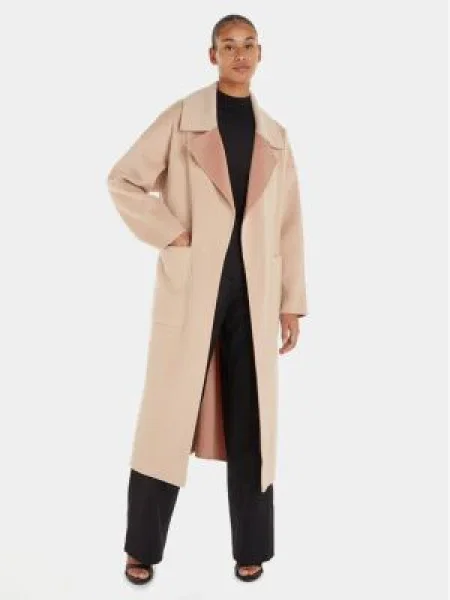 Calvin Klein Palton de lână roz