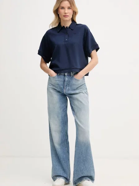 Tricou polo Lacoste din lyocell