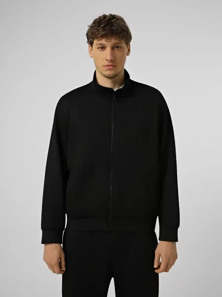 Кофта Armani Exchange поліестер/еластан чорний