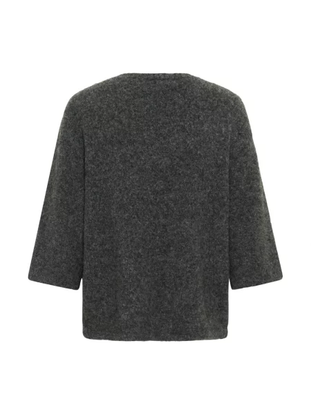 Dzianinowy sweter Cream szary