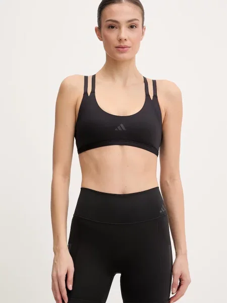 ADIDAS PERFORMANCE Športová podprsenka OPT STRP LS BRA' čierna