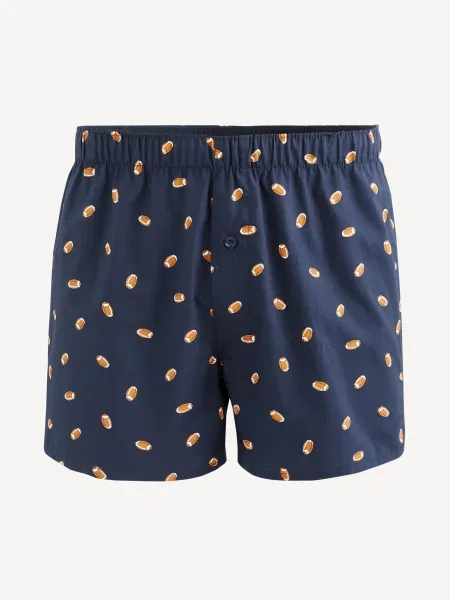 Pantaloni scurți Celio albastru