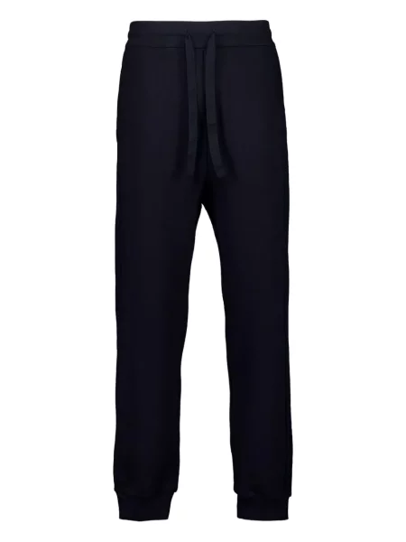 Pantaloni Majestic Filatures din jerseu albastru