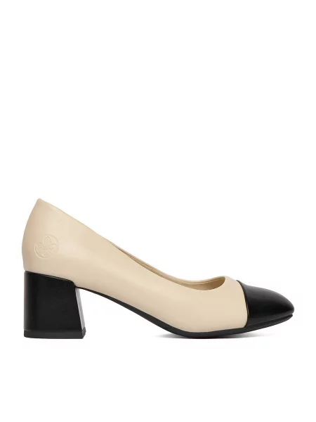 Pantofi pumps Rieker bej
