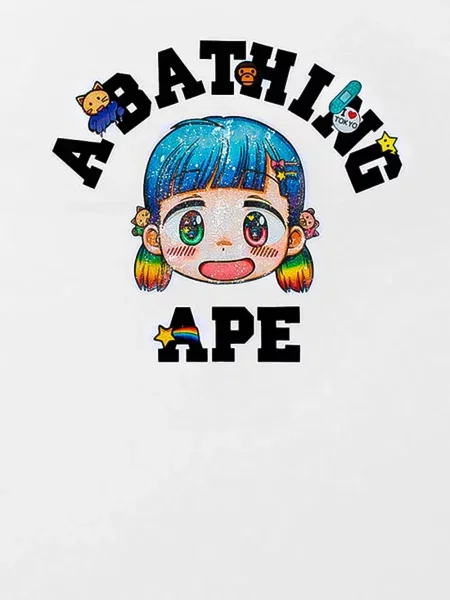 Μπλούζα A Bathing Ape® λευκό
