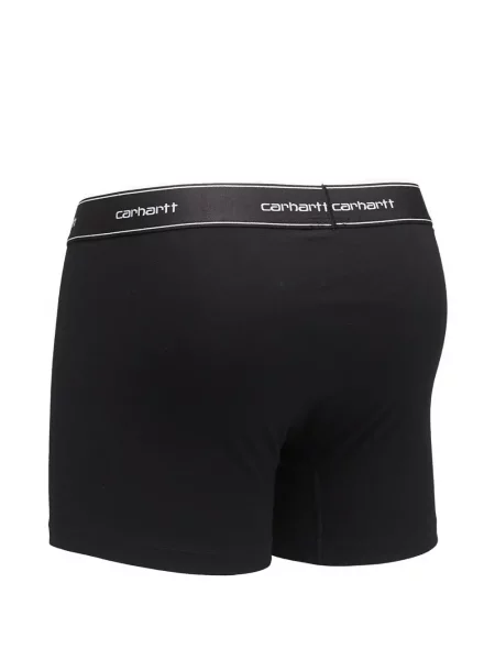 Боксерки Carhartt Wip с автограф черно