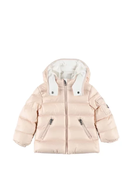 Płaszcz dziecięcy Moncler Enfant różowy