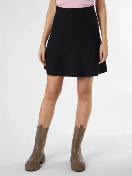 Nümph Spódnica NULillypilly Kobiety jednolity L niebieski