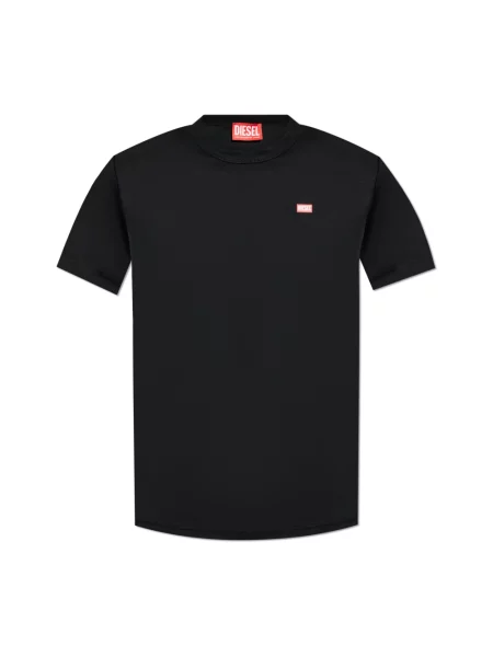 Diesel Koszulki Mężczyzna S T-shirt czarny