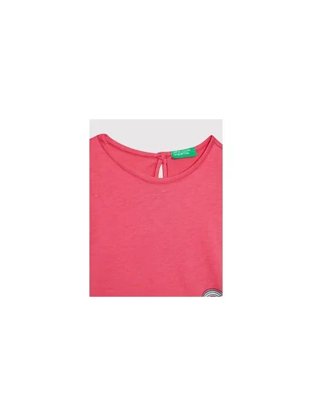 United Colors Of Benetton Póló Regular Fit rózsaszín
