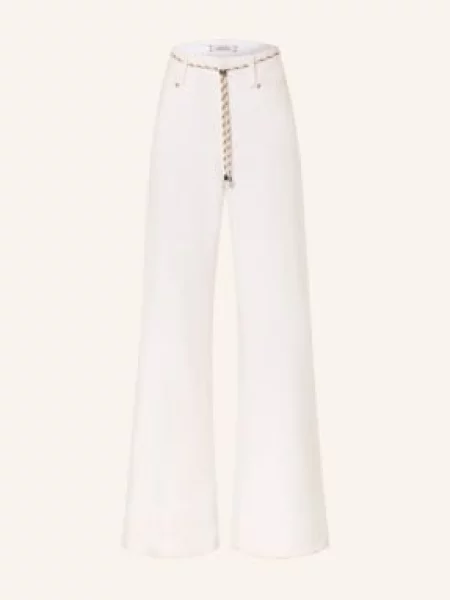Dorothee Schumacher Džíny S Širokými Nohavicemi Attraction pure white bílé