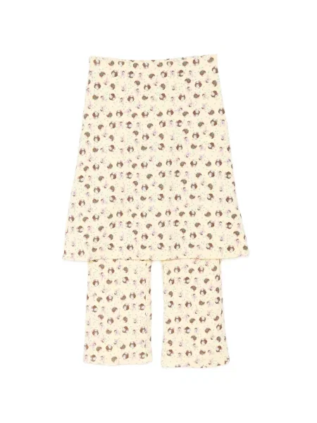 Pantaloni Ashley Williams galben