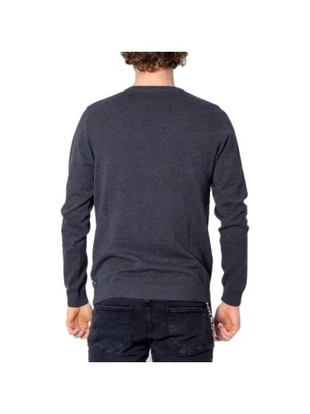 JACK & JONES Pulover tamo siva
