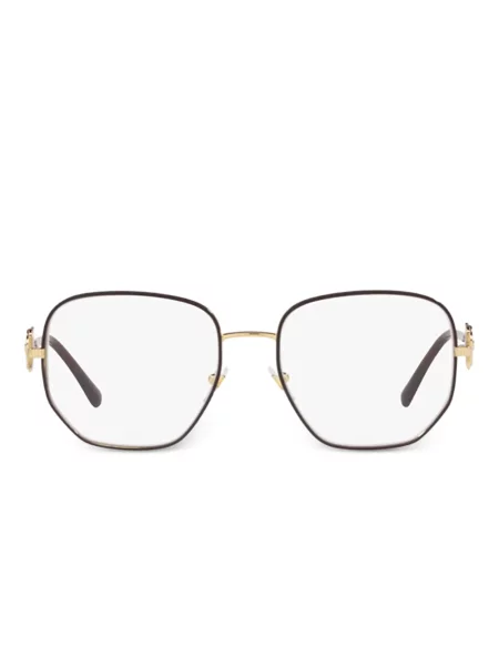 Кръгли слънчеви очила Versace Eyewear червено