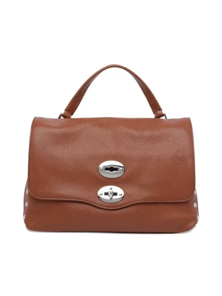 Torba Zanellato skórzana brązowa