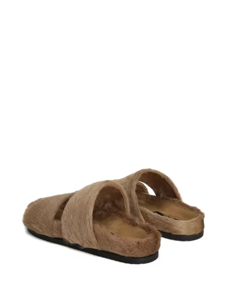 Sandale Dolce & Gabbana cu bretele maro