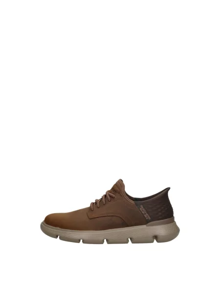 Sneakersy Skechers brązowe