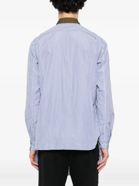 Cămașă Comme Des Garcons Homme Plus plisată albastru