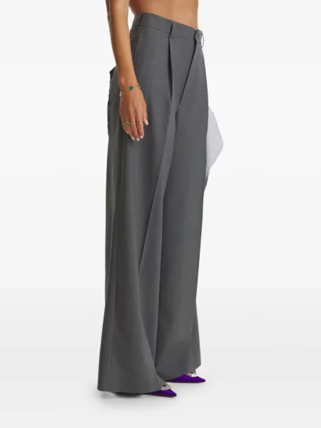 Pantaloni Cuanna cu dungi gri
