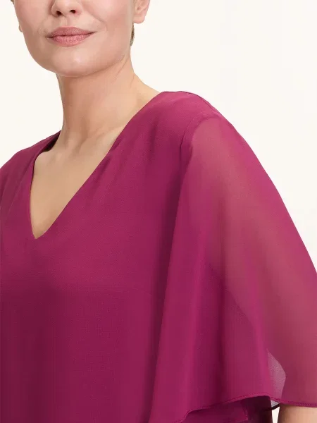 Vera Mont Kombinezon Z Rękawem I Wolantami rot fuksja