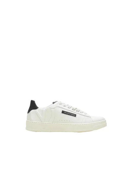 Lniane sneakersy Valentino By Mario Valentino casual białe