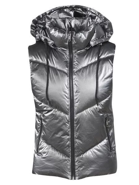 KOROSHI Vestă argintiu