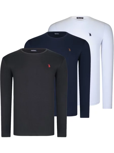 Majica z dolgimi rokavi Dewberry z dolgimi rokavi črna