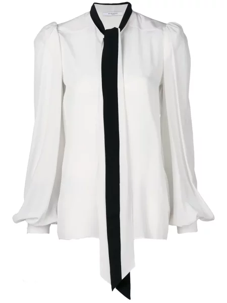Gulerat bluză Givenchy alb