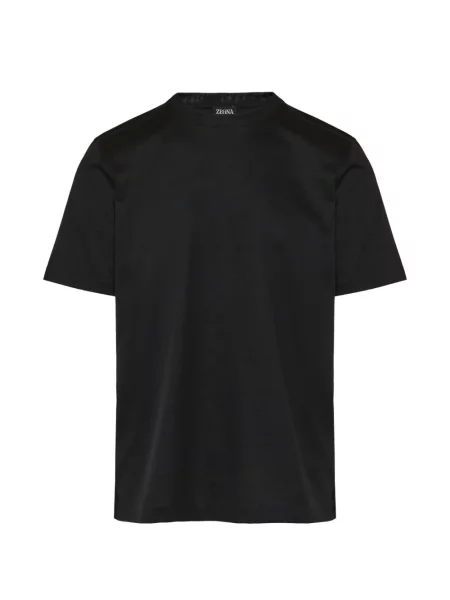 Къс тениска Zegna черно