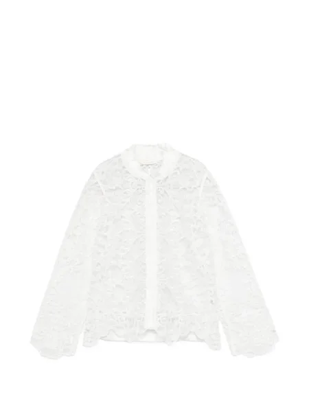 Яке Maurizio Braschi с дантела бяло